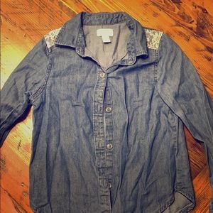 Children’s Place denim shirt